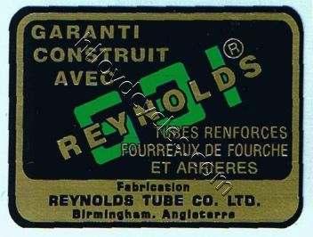 Interestingly the Reynolds original part number on this decal and the English version (531BY)