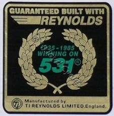 This special decal was issued in 1935 to celebrate 50 years