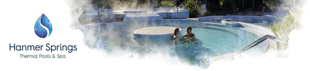 18 NOTHING TOUGH ABOUT A NIGHT AT HANMER SPRINGS One night accommodation, private Hanmer Pool use and a Hanmer Spa Pamper package including half hour sauna or steam and a 30 min massage for two