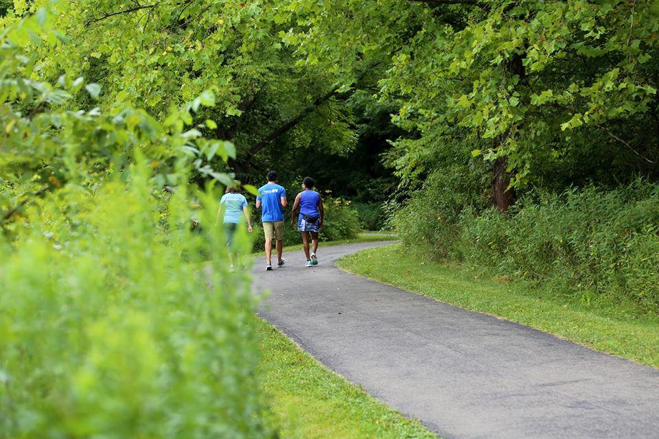 The walk provides a physical activity outlet, health and social benefits, time to connect with a physician and an opportunity to learn and ask questions about health-related topics.