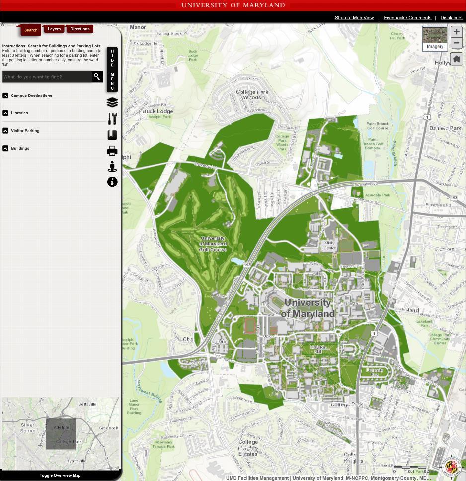 Campus Maps Accessible online: