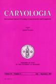 Caryologia International Journal of Cytology, Cytosystematics and