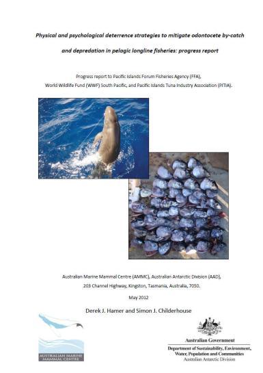 BACKGROUND 2002 workshop: Cetacean interactions with commercial longline fisheries (Donoghue et al. 2003).