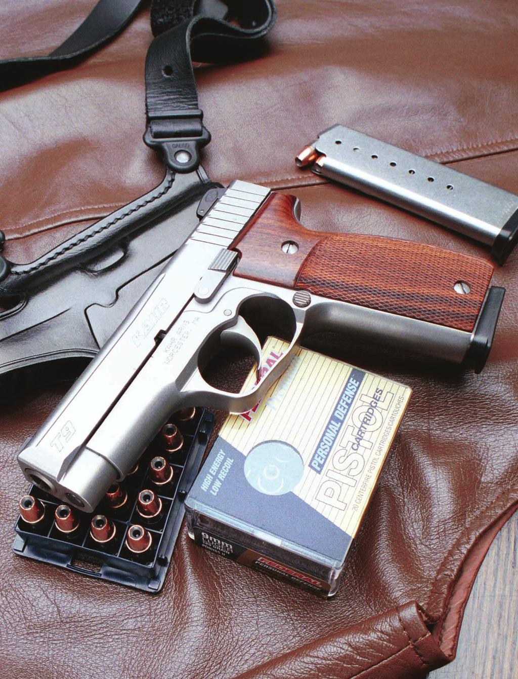 front tritium night sight 8-round 8-round "Thus, in my estimation, the crown jewel of SHOT Show 2002 is the latest Kahr Arms handgun, the new, larger Target.