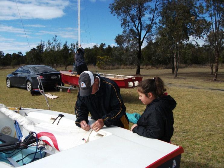 Alison later stated that the wind at Cooby Dam can be very frustrating at times. She too, was not a happy camper that afternoon. WINTER SERIES HEATS 17 AND 18 Winter Series Heat 17.