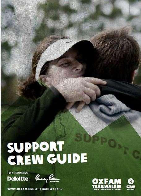 Support Crews Read the Support Crew Guide on-line No trailers or caravans No pets or smoking at checkpoints Display Vehicle Pass on dash at all times & read conditions Do not arrive more than 30mins