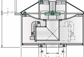 Under normal operating conditions the roof drain valve is open. In case of any leakage the non-return valve prevents the stored medium from escaping to the fl oating roof.