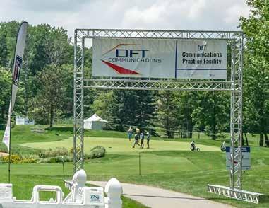 Zone tent Junior Golf Clinic Naming Rights Branded recognition as the Official Sponsor of