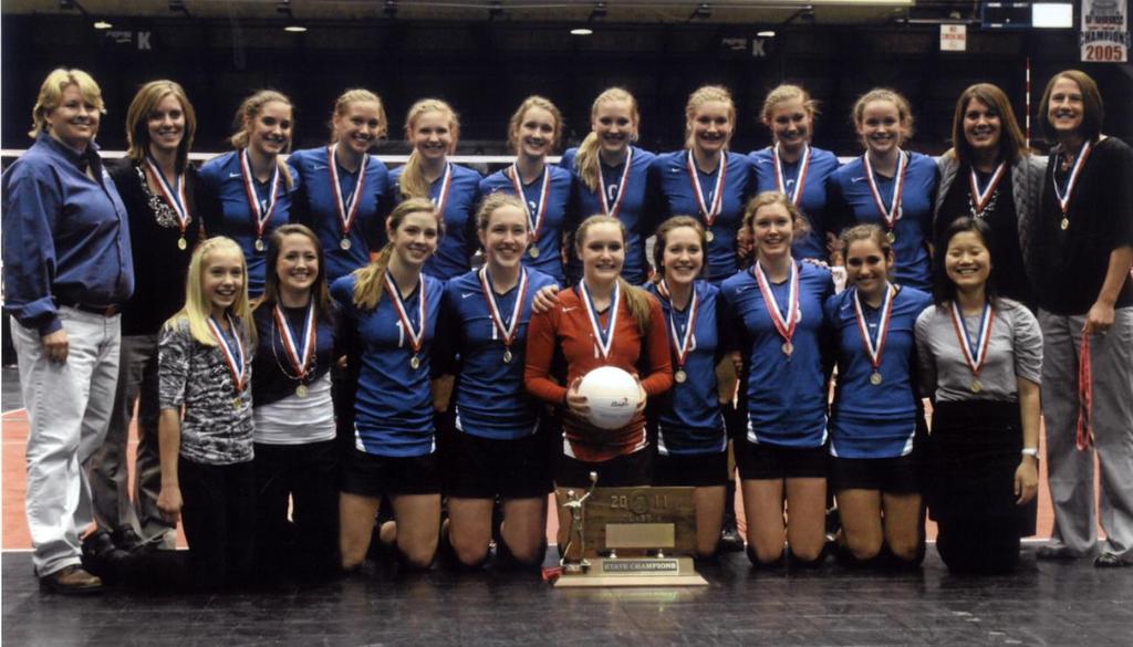 31 st ANNUAL STATE VOLLEYBALL TOURNAMENT Class A Results Sioux Falls Arena-- November 17-19, 2011 2011 Class A State Volleyball Champion Team Sioux Falls Christian Chargers Team members include: