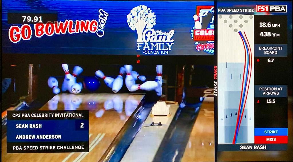 The TV screen can almost look video game-like during current bowling telecasts. CONTINUED from page 1 It s amazing what can be accomplished when you work harder to engage your customers.