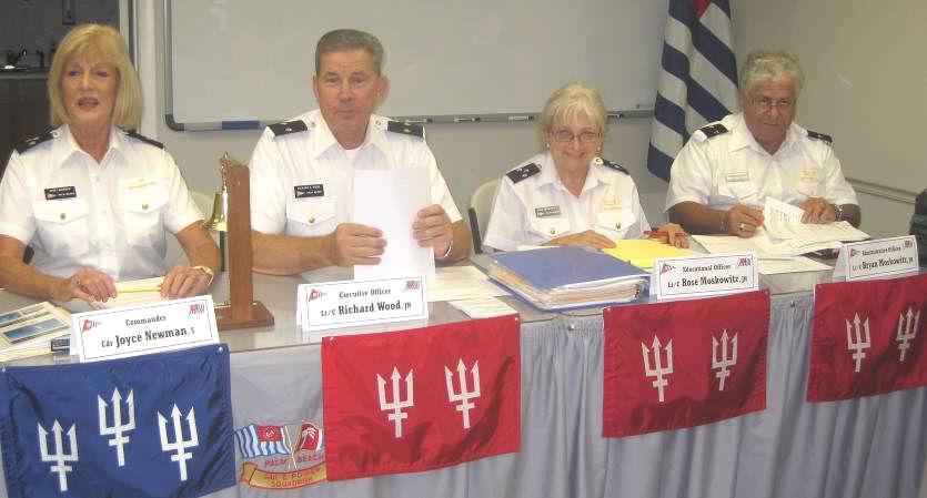 From the Commander: Joyce Newman, S Our squadron has a strong and committed bridge, board of directors, certified instructors, committees in the Executive, Administrative, Secretary, and Treasurer s