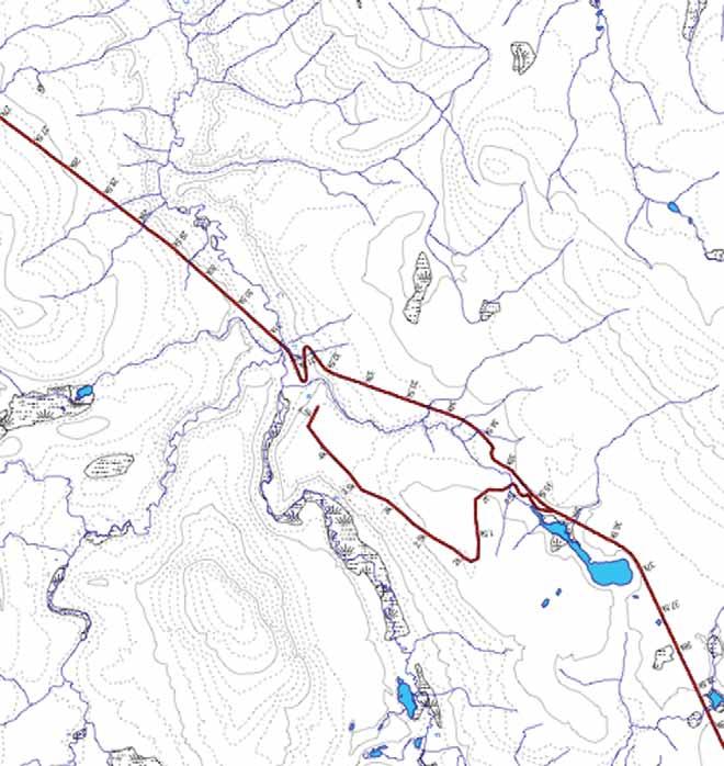 APPENDIX 4: SITE LOCATIONS NFC site 101 NFC site 102 12800 culvert ponded 3 wetland lacking ponded water 4 NFC site 103 OT-1 OT1-1 LP2000 sport fish captured (G-grayling, BT-bull trout, RT-rainbow
