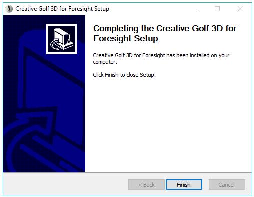 There are two possibilities how to start the activation (directly from Creative Golf 3D program or