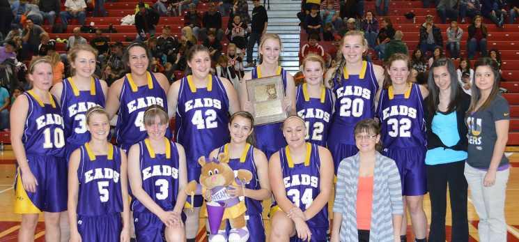 Top News Eads Lady Ea gles Are Headed to State for the First Time Since 2009 By Betsy Barnett The Eads Lady Ea gles met a big chal lenge over the week end as they marched through their bracket in the