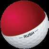 Rush The Piacle Rush golf ball is desiged to deliver extraordiary distace