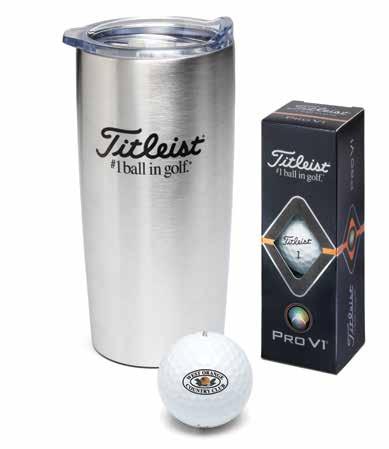 TITLEIST Stailess Steel Travel Mug Take your favorite beverage with you to the course