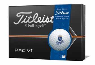 PINNACLE TITLEIST Doze 1-Ball with Box Idividually boxed custom golf balls Licesed Bad without the lead-time of a custom box. Proudly showcase your favorite MLB team.