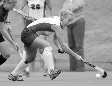2004 OUTLOOK 2004 OUTLOOK After ruling the Atlantic 10 conference the past two seasons, the University of Richmond women s field hockey team hopes to attack its two consecutive titles and make an