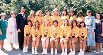 1990 RECORD: 34-7 SEC Champions SEC Tournament Champions NCAA Final Four Coming off its second undefeated conference championship in as many seasons, LSU cruised past Louisville behind a.