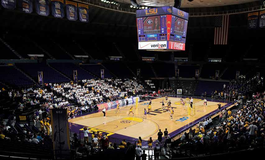 Maravich Center Maravich Center LSU volleyball heads into its 35nd season at the Pete Maravich Assembly Center in 2016.