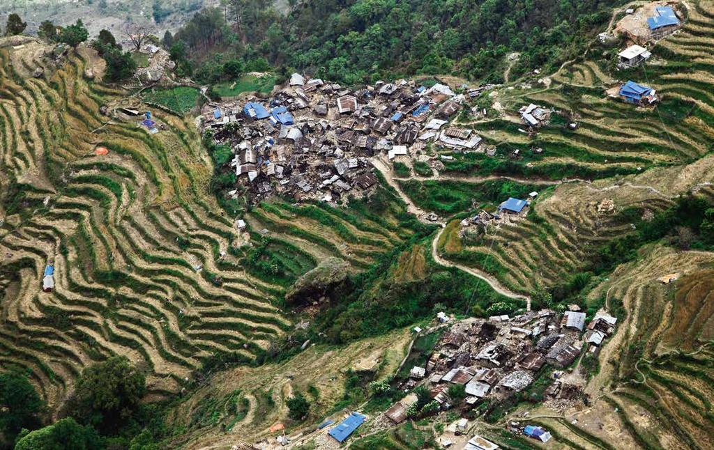 The earthquake on 25 April 2015 On Saturday 25 April 2015, at 11:56 am, the earth in Nepal shook with a force of 7.8 on the Richter Scale. The epicentre was in the district of Gorkha.