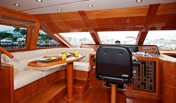 HARGRAVE 80 OPEN BRIDGE These impressive quality built yachts feature four separate dining areas, a