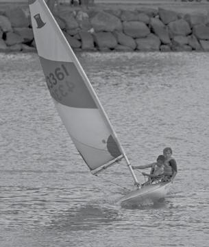 Festival; Topper sailing with
