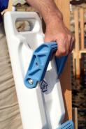 When it is time to leave on your next boating adventure, the handles fold down into a