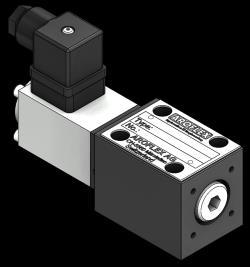 direct operated INVERSE function available Q max = 2 l/min p max = bar INVERS Description EPDB The direct operated proportional pressure relief valve is built as a slip-in cartridge fitted in a