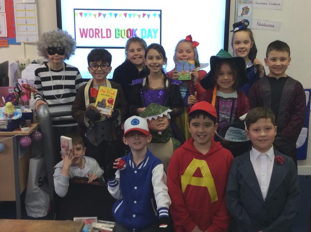 WORLD BOOK DAY On Monday the school celebrated