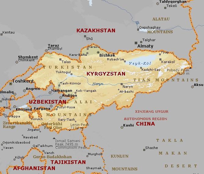 Areas Bishkek region: Susamyr, Shamsi; Ak Su; Tokmok Issyk-Kul region: Karabel, Emegen Naryn region: Kara Say and Arpa. Route You may get to Bishkek with Turkish Airlines via Istanbul, Turkey.