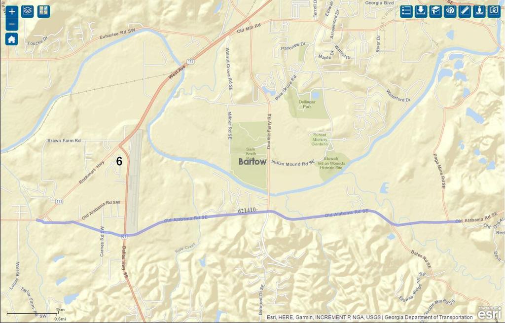 PROJECT NAME: SR 113/Old Alabama Rd relocation PROJECT #: CB504 PROJECT DESCRIPTION: Relocation of SR 113 from Estimated Cost: 63,825,903 Pumpkinvine Creek to CR 699 County: 621410 GDOT Project #