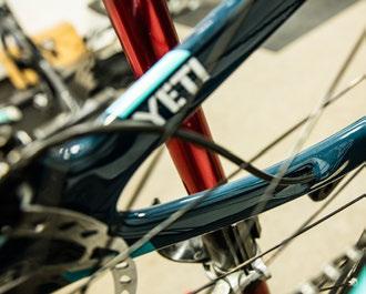 Run the shifter housing and the brake housing into the individual ports at the head tube.