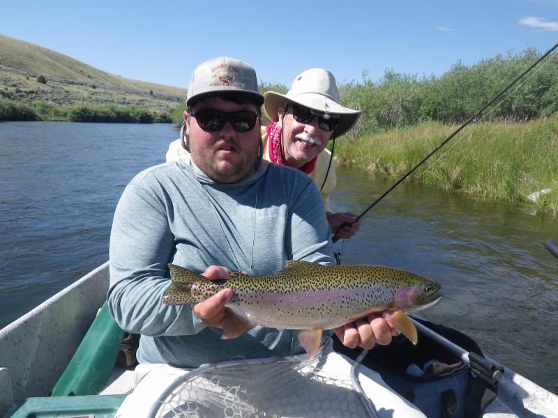 We floated the first 3 days with a guide from HeadHunters flyshop in Craig.