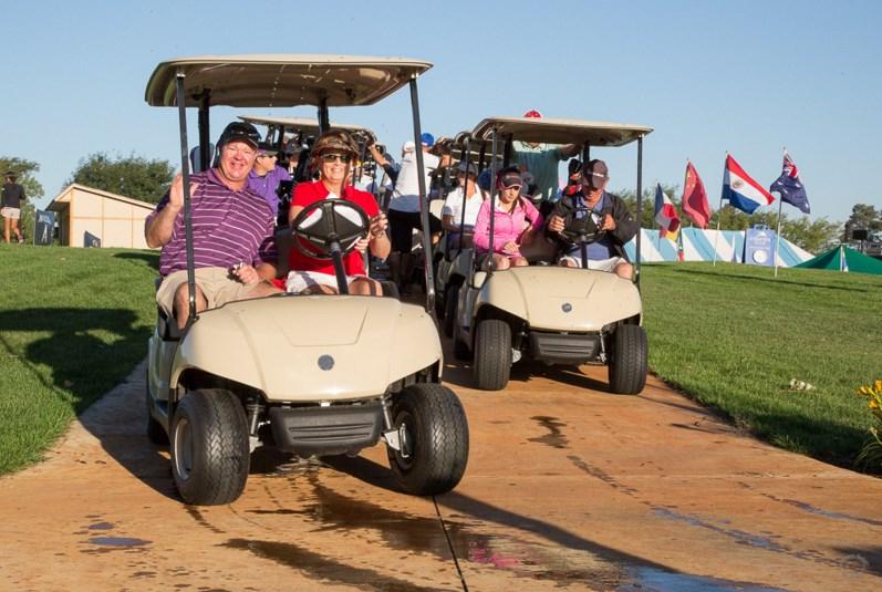 Golf Cart $5,000 -Corporate logo placement on all golf carts used during tournament play Volunteer Shirt $5,000 -Logo placement on volunteer shirts and volunteer areas on-site Volunteer Hat $5,000