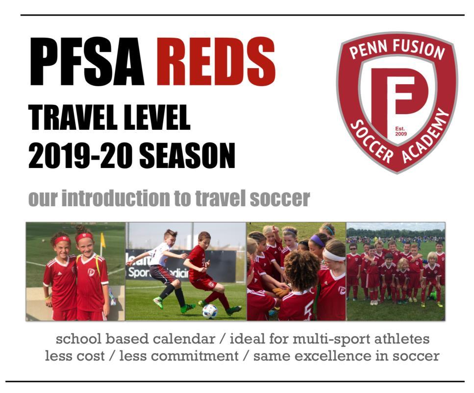 GOAL: Providing an elite soccer environment with a more flexible schedule, reducing long distance travel, and allowing multi-sport athletes to continue to develop within our Academy at the U9 and U10