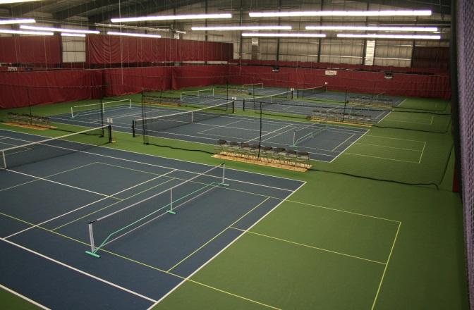 AMENITIES Twelve (12) indoor courts for play plus two (2) additional courts will be reserved all day for warm-up.