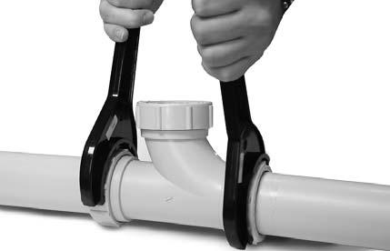 Once engaged in the groove, the elastolive virtually becomes part of the pipe and when the nut is tightened, the pipe is locked into the fitting.