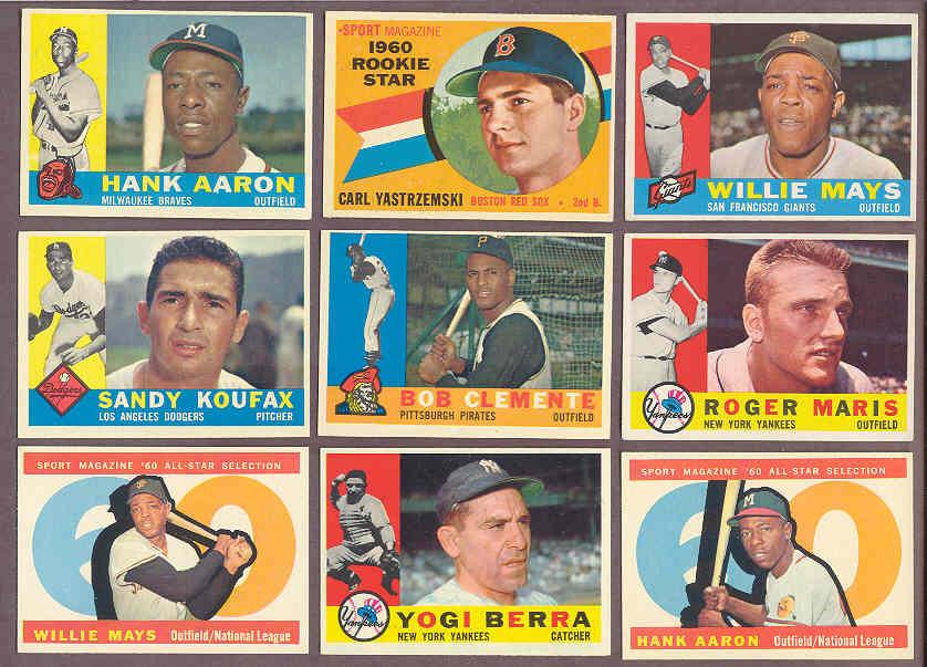 00) 1950 BOWMAN BASEBALL COMPLETE SET EX+ C BASEBALL COMPLETE SET EX+/EX-MT Popular and colorful early baseball set loaded with stars and Hall of Famers.