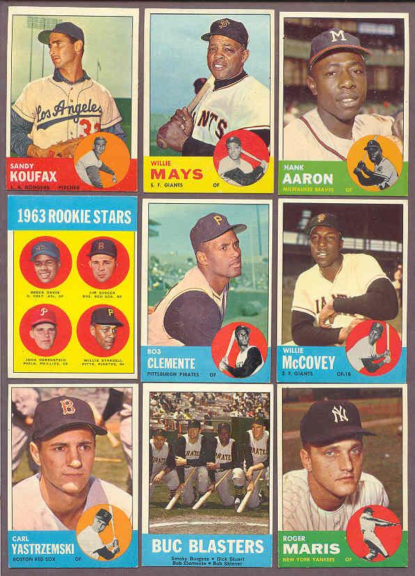 00) 1959 TOPPS BASEBALL COMPLETE SET EX+/EX-MT 1962 TOPPS BASEBALL COMPLETE SET EX-MT G 1960 TOPPS BASEBALL COMPLETE SET EX-MT F Popular horizontally formatted set, loaded with stars and Hall of