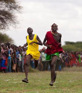 MAASAI OLYMPICS In December of 2018 villages and families across Maasai Land came together to celebrate competition
