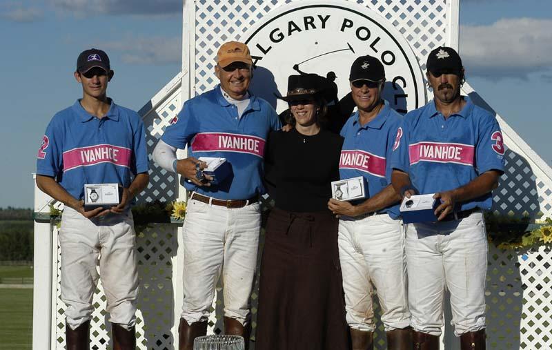 BATTLE FOR THE WATCHES Thanks to J. Vair Anderson for their continued support of the Calgary Polo Club, there is one prize that all the players seem to really want...the coveted watches!