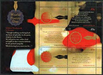 20 World Poetry Day Sheets of 6 (2)......... 26.