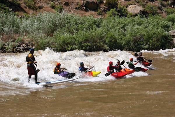 Whitewater Rodeo features 1 adjustable whitewater surfing wave 8 lanes of 1,000+