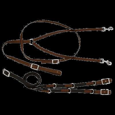 Always loop the chain around the noseband to avoid extreme pressure