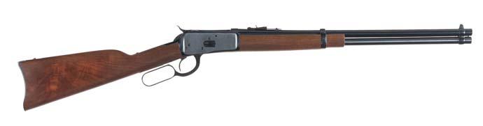 Lever Action Rifle Lever Loading Port Tube Magazine Unloading a Lever Action Rifle Notice that trigger guard is part of the lever mechanism While unloading, keep your fingers out of the