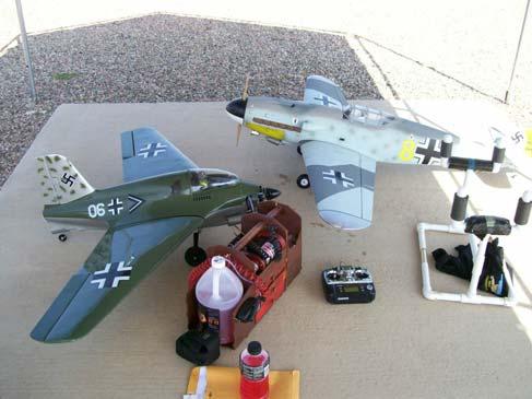 Daryl displays his P-47 Thunderbolt From the Safety Guy By Rick Paquin Rick prepping his Zero for flight It has been brought to my attention that one or two of you out there are trying to fly your