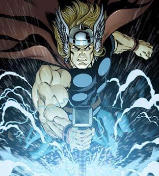 THOR STR +13 36/28 TOUGHNESS DEX +1 12 +* *+11 Impervious POWERS CON +13 FORTITUDE + 36 INT +1 12 REFLEX +4 WIS CHA +4 WILL +10 Density 4 (Permanent; Power Feats: Buoyant, Innate [+8 Strength,
