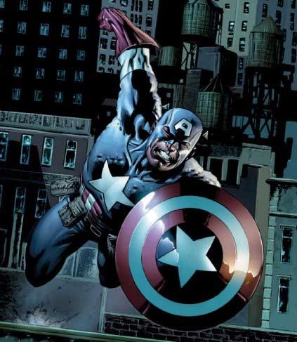CAPTAIN AMERICA STR +6 22 TOUGHNESS +9 POWERS DEX +7 24 FORTITUDE +9 CON +6 22 Leaping 1, Speed 1 (10 mph) INT REFLEX +9 WIS +4 18 CHA +4 WILL +9 Device 5 ( Star Spangled Shield, Easy to lose; Power
