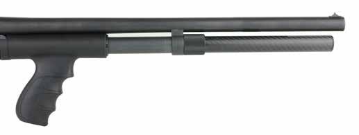 As an example, with the 10 shot extension, you save nearly a half a pound using the carbon fiber tube compared to a steel tube.